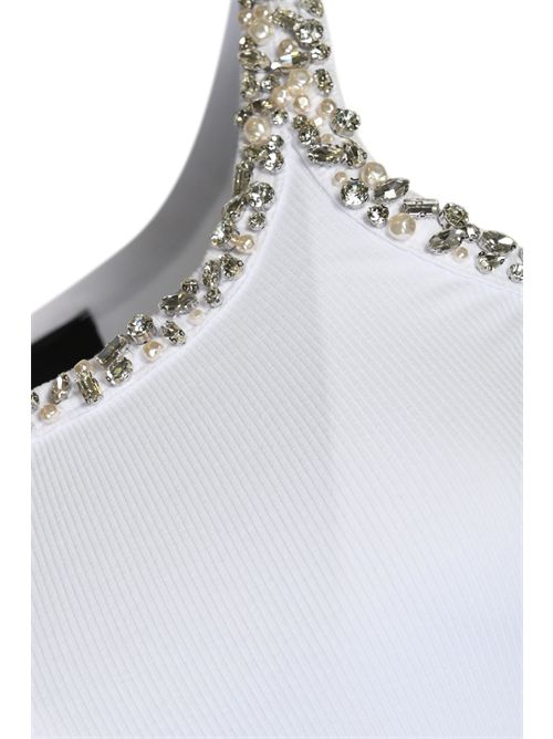 Canotta Coriandoli in cotone a costine PINKO | 104109 A2TMZ04